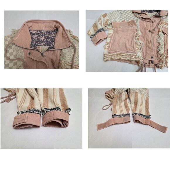 Free People Everything Nice Jacket in Sugar Rose Combo - Picture 8 of 16